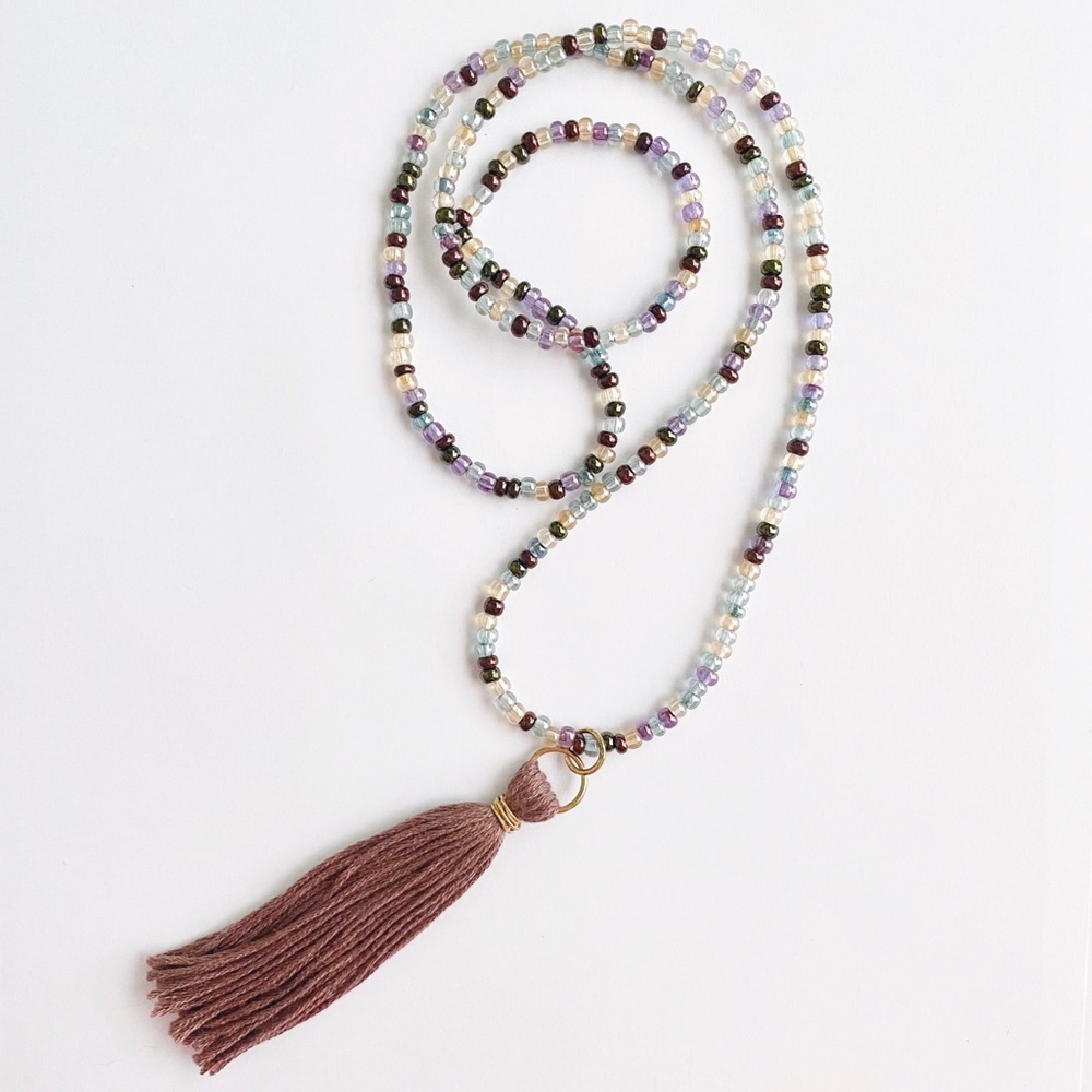 🆕Beaded Tassel Necklace